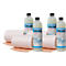 Recharge de lingettes humides WIPEX Hand and Tool, 4 rouleaux de 120 lingettes, 4 nettoyants de 1000 ml chacun