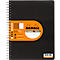 Recharge pour ExaBook, DIN A4+, 80 feuilles, 90 g/m², double spirale, quadrillé, avec marge et cadre