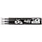 Recharges PILOT, pour roller FRIXION, épaisseur de trait 0,4 mm, effaçable, 3 pièces, noir