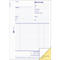 Rechnung Avery Zweckform 1730-5, Format A5, 5 Bücher mit jeweils 2 x 40 Blatt, FSC®-Papier, weiß/gelb