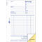 Rechnung Avery Zweckform 1730, Format A5, 1 Buch mit 2 x 40 Blatt, FSC®-Papier, weiß/gelb