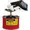 Récipient humecteur en tôle d’acier PREMIUM Line, rouge, ø 185 x H 187 mm, 2 L