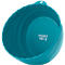 Récipient rond turquoise avec un bord nervuré. Le récipient a une ouverture avec un dispositif de suspension. Sur le fond, il est écrit en blanc 'HAZET 197-3'.