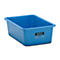 Recipiente rectangular estándar, PRFV, 100 l, azul