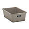 Recipiente rectangular estándar, PRFV, 100 l, gris