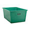 Recipiente rectangular estándar, PRFV, 2200 l, verde