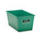 Recipiente rectangular estándar, PRFV, 300 l, verde