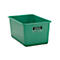 Recipiente rectangular estándar, PRFV, 400 l, verde