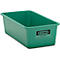 Recipiente rectangular estándar, PRFV, 500 l, verde