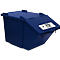 Recogedor de residuos reciclables Ökonom, apilable, 45 l, azul