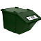 Recogedor de residuos reciclables Ökonom, apilable, 45 l, verde