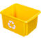Recycle-Box Sunware Nesta, 32 l, L 455 x l 360 x H 240 mm, jaune