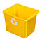 Recycle box Sunware Nesta, 45 l, L 455 x l 360 x H 360 mm, jaune