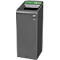 Recyclingstation Rubbermaid Configure, für Glas, 57 l, Magnetverbindung, B 495 x T 367 x H 975 mm, grün