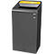 Recyclingstation Rubbermaid Configure, für Kunststoff, 87 l, Magnetverbindung, B 495 x T 489 x H 975 mm, gelb