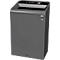 Recyclingstation Rubbermaid Configure, für Restmüll, 125 l, Magnetverbindung, B 495 x T 610 x H 975 mm, schwarz