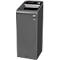Recyclingstation Rubbermaid Configure, für Restmüll, 57 l, Magnetverbindung, B 495 x T 367 x H 975 mm, schwarz
