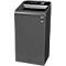 Recyclingstation Rubbermaid Configure, für Restmüll, 87 l, Magnetverbindung, B 495 x T 489 x H 975 mm, schwarz