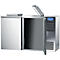 Refroidisseur de déchets 1 x 120 L, inox