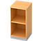 Regal, 2 OH, B 400 x T 400 mm, Buche-Dekor