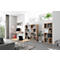 Regal Berlin, Wabenplatte, Eiche-Furnier, B 700 x T 340 x H 1590 mm