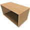 Regal QUANDOS BOX, 1 Ordnerhöhe, B 1000 x T 420 x H 374 mm, Eiche Masonic
