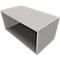 Regal SOLUS PLAY, 1 Ordnerhöhe, B 800 x T 420 x H 374 mm, Ceramic grey
