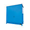 Regalcontainer BAUER CEN 29-2 IBC, Stahl, Doppelflügeltor, B 3175 x T 1500 x H 3465 mm, blau