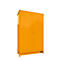 Regalcontainer BAUER CEN 29-3 IBC, Stahl, Doppelflügeltor, B 3275 x T 1500 x H 4965 mm, orange
