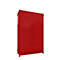 Regalcontainer BAUER CEN 29-3 IBC, Stahl, Doppelflügeltor, B 3275 x T 1500 x H 4965 mm, rot