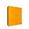 Regalcontainer BAUER CEN 36-3, Stahl, Doppelflügeltor, B 4195 x T 1585 x H 4535 mm, orange