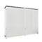 Regalcontainer BAUER CEN 59-3, Stahl, Schiebetor, B 6345 x T 1550 x H 4415 mm, weiss