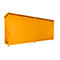 Regalcontainer BAUER CEN 65-2 IBC, Stahl, Schiebetor, B 6915 x T 1550 x H 3445 mm, orange