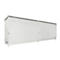Regalcontainer BAUER CEN 75-2, Stahl, Schiebetor, B 7800 x T 1550 x H 3150 mm, weiss