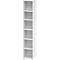 Regale Breno, 6 OH, 28 kg je Boden, B 400 x T 400 x H 2156 mm, Spanplatte, weiß