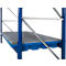 Regalwanne, Polyethylen, einhängbar, unterfahrbar, m. verzinktem Gitterrost, B 2680 x T 1300 x H 190 mm