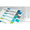 Register Durable, 10-teilig, DIN A4+, Indexblatt, EDV-beschriftbares Register, mit farbigen Taben