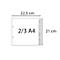 Register Exacompta 1723B, A4 Halbformat, 2-fach-Lochung, Taben A-Z, B 225 x H 210 mm, Blauer Engel, Recycling-Kunststoff, grau