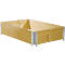 Rehausse pour palettes en bois, avec 4 charnières, pliable en diagonale, L 1200 x l. 800 x H 300 mm