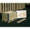 Rehausse pour palettes en bois, avec 4 charnières, pliable en diagonale, L 1200 x l. 800 x H 400 mm