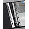 Reliures de document, plastique, autocollant, long, 50 p., transparent
