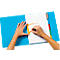 Reliures de documents Clip Plus JALEMA, plastique, hauteur complète, 10 p., noir