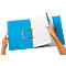 Reliures de documents Clip Plus JALEMA, plastique, hauteur complète, 10 p., noir