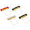 Reliures de documents Clip Plus JALEMA, plastique, hauteur complète, 100 p., coloré
