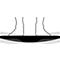 Reposapiés UNILUX Updown, ergonómico, inclinable, revestimiento antideslizante, L 430 x An 337 x Al 135/90 mm, PP &amp; silicona, negro