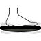 Reposapiés UNILUX Updown, ergonómico, inclinable, revestimiento antideslizante, L 430 x An 337 x Al 135/90 mm, PP &amp; silicona, negro