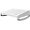 Repose-pieds Fellowes Breyta™, réglable en hauteur &amp; inclinable, option bascule, poignée de transport, plastique 100 % recyclable, blanc