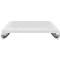 Repose-pieds Fellowes Breyta™, réglable en hauteur &amp; inclinable, option bascule, poignée de transport, plastique 100 % recyclable, blanc