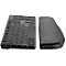 Repose-poignets ErgoSoft Kensingeton, pour claviers standard, rembourré, similicuir, noir