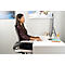 Repose-poignets ErgoSoft Kensington, pour souris standard, rembourré, similicuir, gris